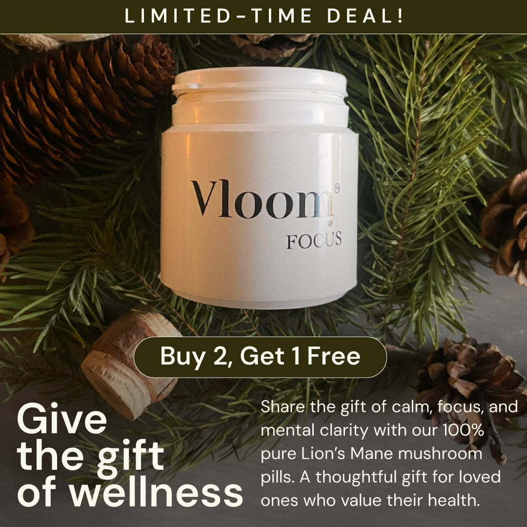 Christmas Special: Vloom Focus Buy 2+1 Free Bundle 🍄🎁